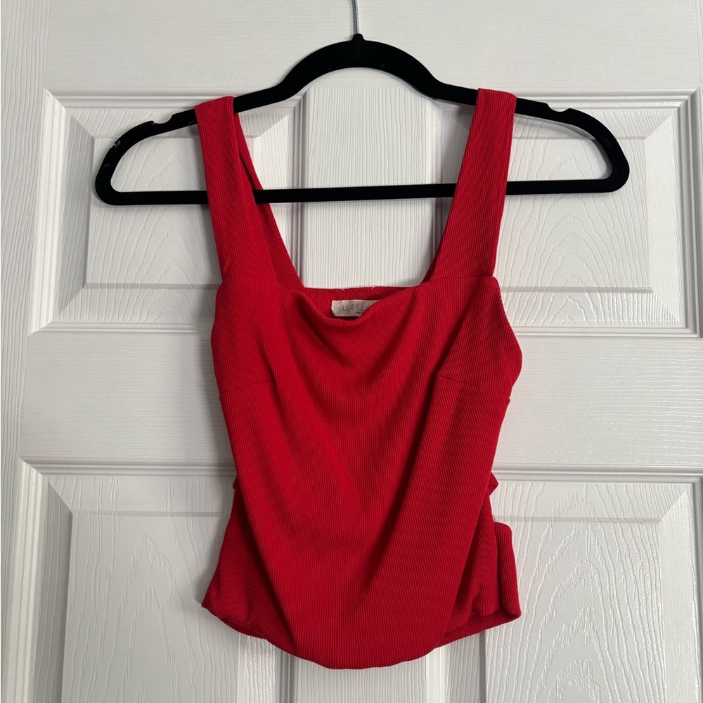 Elegant Red Women's Camisole Top